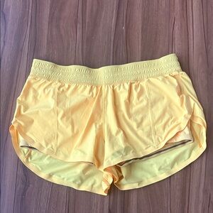 Lululemon Yellow Women's Athletic Shorts